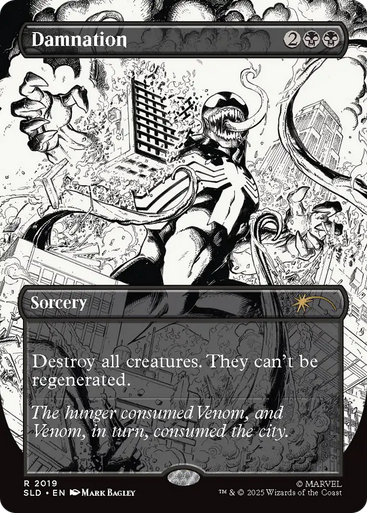 Damnation (Secret Lair - Marvel's Spider-Man: Venom Unleashed Inks) | Secret Lair Drops、Magic: The Gathering、kayou