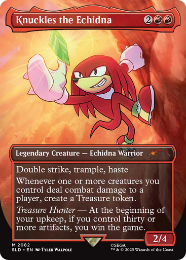 Knuckles the Echidna (Secret Lair - Sonic: Friends & Foes) | Secret Lair Drops、Magic: The Gathering、kayou