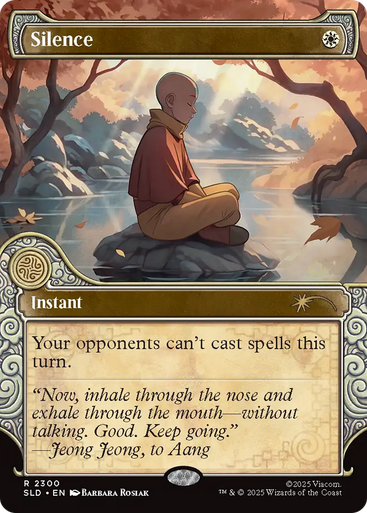 Silence (Secret Lair - Avatar: The Last Airbender: One With the Elements) | Secret Lair Drops、Magic: The Gathering、kayou