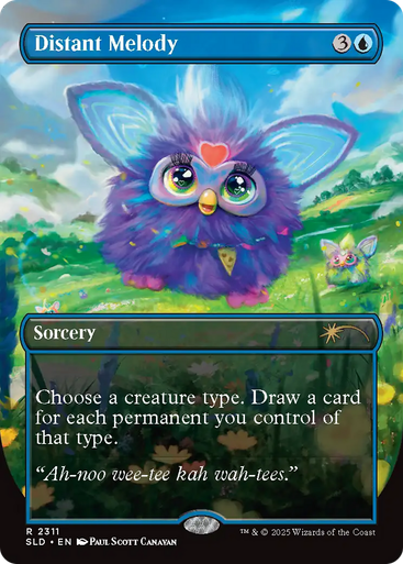Distant Melody (Secret Lair - Furby: Doo-Ay Noo-Lah) | Secret Lair Drops、Magic: The Gathering、kayou