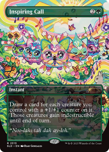 Inspiring Call (Secret Lair - Furby: Doo-Ay Noo-Lah) | Secret Lair Drops、Magic: The Gathering、kayou
