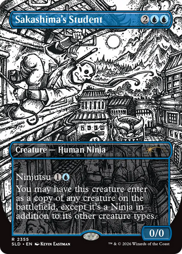 Sakashima's Student (Secret Lair - Featuring: Kevin Eastman Inks) | Secret Lair Drops、Magic: The Gathering、kayou