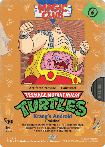Triskelion Krang's Android (Secret Lair - Teenage Mutant Ninja Turtles: VHS Villains) | Secret Lair Drops、Magic: The Gathering、kayou