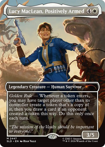 Lucy MacLean, Positively Armed (Secret Lair - Fallout: Beyond Vault 33) | Secret Lair Drops、Magic: The Gathering、kayou