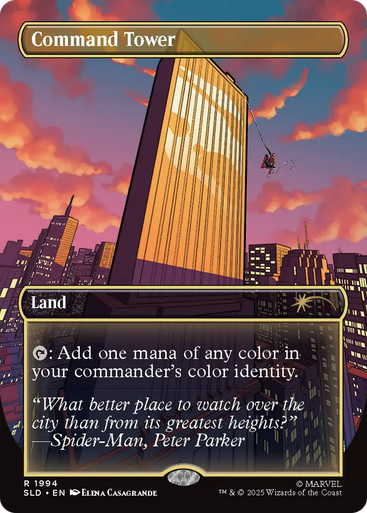 Command Tower (Foil) (Secret Lair - Marvel's Spider-Man: Heroic Deeds) | Secret Lair Drops、Magic: The Gathering、kayou