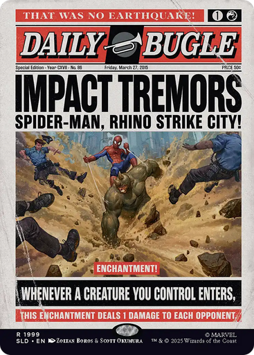 Impact Tremors (Foil) (Secret Lair - Marvel's Spider-Man: Daily Bugle Breaking News) | Secret Lair Drops、Magic: The Gathering、kayou