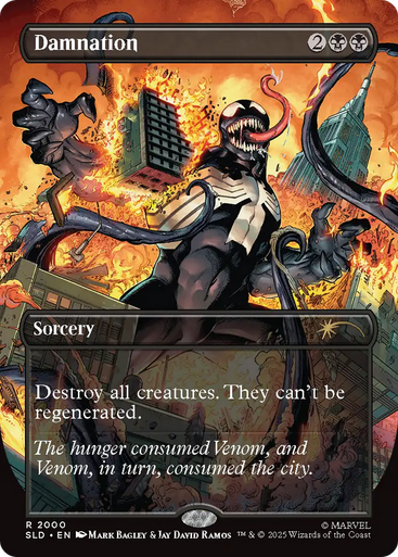 Damnation (Foil) (Secret Lair - Marvel's Spider-Man: Venom Unleashed Colors) | Secret Lair Drops、Magic: The Gathering、kayou