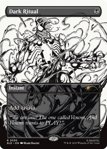 Dark Ritual (Foil) (Secret Lair - Marvel's Spider-Man: Venom Unleashed Inks) | Secret Lair Drops、Magic: The Gathering、kayou