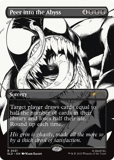 Peer into the Abyss (Foil) (Secret Lair - Marvel's Spider-Man: Venom Unleashed Inks) | Secret Lair Drops、Magic: The Gathering、kayou
