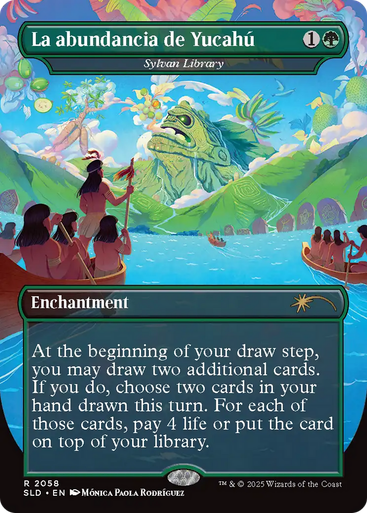 Sylvan Library La abundancia de Yucahu (Foil) (Secret Lair - Nuestra Magia) | Secret Lair Drops、Magic: The Gathering、kayou