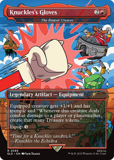 The Reaver Cleaver Knuckle's Gloves (Foil) (Secret Lair - Sonic: Turbo Gear) | Secret Lair Drops、Magic: The Gathering、kayou