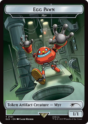 Myr Token Egg Pawn (Foil) (Secret Lair - Sonic: Turbo Gear) | Secret Lair Drops、Magic: The Gathering、kayou