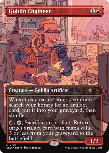 Goblin Engineer (Foil) (Secret Lair - Deathburger) | Secret Lair Drops、Magic: The Gathering、kayou