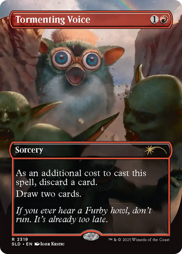Tormenting Voice (Foil) (Secret Lair - Furbys: the Gathering) | Secret Lair Drops、Magic: The Gathering、kayou
