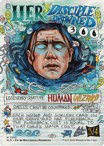 Lier, Disciple of the Drowned (Foil) (Secret Lair - Notebook Genius) | Secret Lair Drops、Magic: The Gathering、kayou