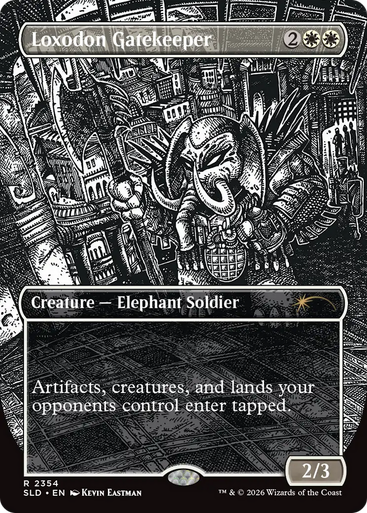 Loxodon Gatekeeper (Foil) (Secret Lair - Featuring: Kevin Eastman Inks) | Secret Lair Drops、Magic: The Gathering、kayou