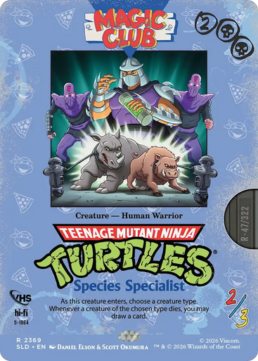 Species Specialist (Foil) (Secret Lair - Teenage Mutant Ninja Turtles: VHS Villains) | Secret Lair Drops、Magic: The Gathering、kayou