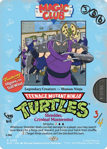Higure, the Still Wind Shredder, Criminal Mastermind (Foil) (Secret Lair - Teenage Mutant Ninja Turtles: VHS Villains) | Secret Lair Drops、Magic: The Gathering、kayou