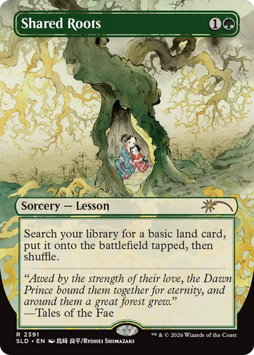 Shared Roots (Foil) (Secret Lair - Return to the Mystical Archive) | Secret Lair Drops、Magic: The Gathering、kayou