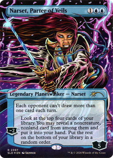 Narset, Parter of Veils (Foil) (Secret Lair - So Salty) | Secret Lair Drops、Magic: The Gathering、kayou