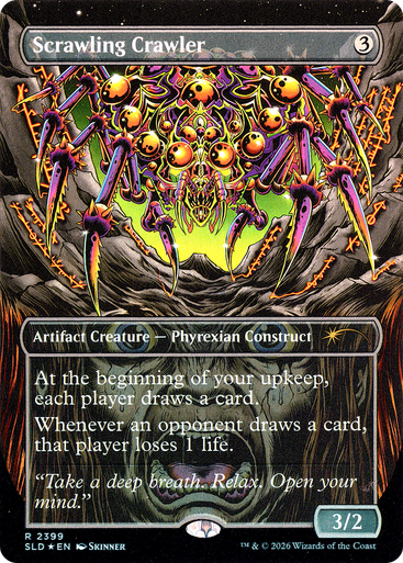 Scrawling Crawler (Foil) (Secret Lair - So Salty) | Secret Lair Drops、Magic: The Gathering、kayou