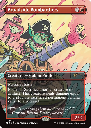 Broadside Bombardiers (Foil) (Secret Lair - Goblin Storm) | Secret Lair Drops、Magic: The Gathering、kayou