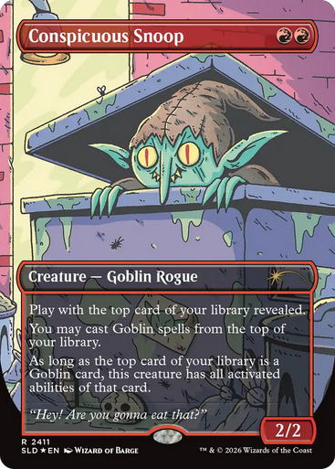 Conspicuous Snoop (Foil) (Secret Lair - Goblin Storm) | Secret Lair Drops、Magic: The Gathering、kayou