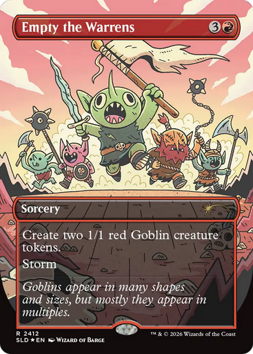 Empty the Warrens (Foil) (Secret Lair - Goblin Storm) | Secret Lair Drops、Magic: The Gathering、kayou