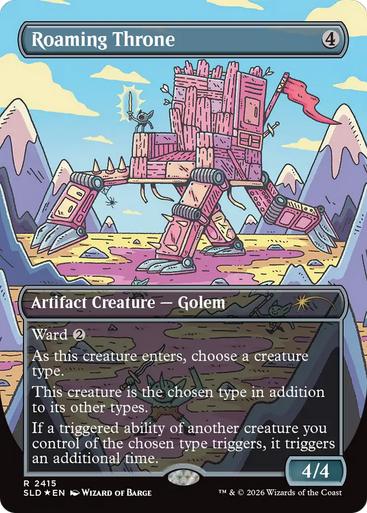 Roaming Throne (Foil) (Secret Lair - Goblin Storm) | Secret Lair Drops、Magic: The Gathering、kayou