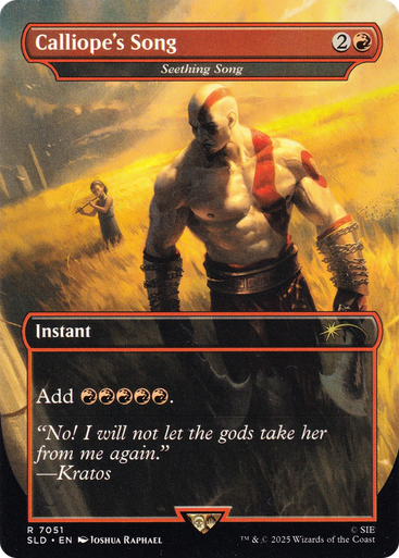 Seething Song Callipe's Song (Foil) (Secret Lair - God of War: Greek) | Secret Lair Drops、Magic: The Gathering、kayou