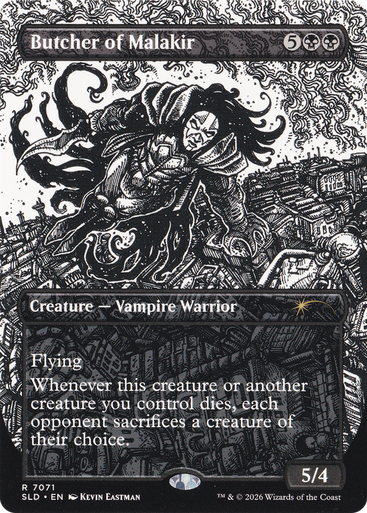 Butcher of Malakir (Foil) (Secret Lair - Featuring: Kevin Eastman Inks) | Secret Lair Drops、Magic: The Gathering、kayou