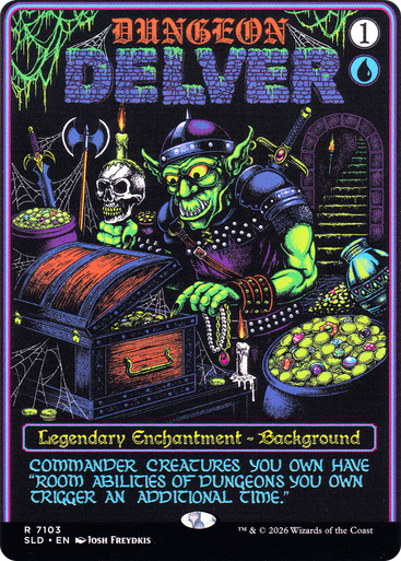 Dungeon Delver (Foil) (Secret Lair - Dungeons & Dragons: Black Lights & Dark Dungeons) | Secret Lair Drops、Magic: The Gathering、kayou