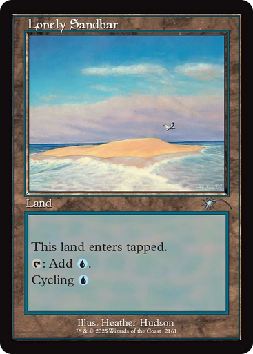 Lonely Sandbar (Secret Lair - Chaos Vault: Dandan) | Secret Lair Drops、Magic: The Gathering、kayou