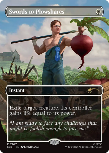Swords to Plowshares (Secret Lair - The Office: Dwight's Destiny) | Secret Lair Drops、Magic: The Gathering、kayou