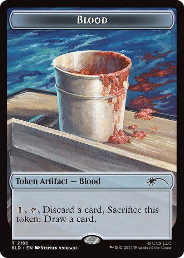 Blood Token (Secret Lair - Jaws: Terror of Amity Island) | Secret Lair Drops、Magic: The Gathering、kayou