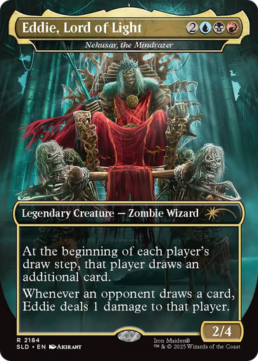 Nekusar, the Mindrazer Eddie, Lord of Light (Secret Lair - Iron Maiden: Eddie Unchained) | Secret Lair Drops、Magic: The Gathering、kayou