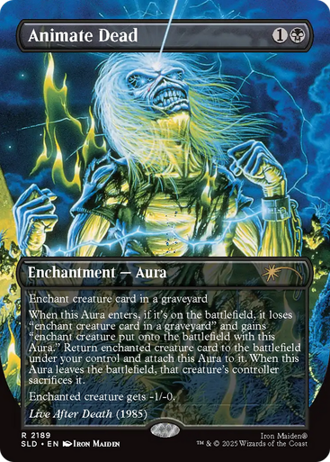 Animate Dead (Secret Lair - Iron Maiden: Album Art) | Secret Lair Drops、Magic: The Gathering、kayou