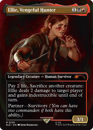 Ellie, Vengeful Hunter (Secret Lair - The Last of Us Part II) | Secret Lair Drops、Magic: The Gathering、kayou