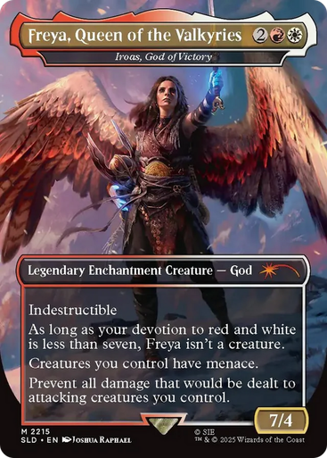 Iroas, God of Victory Freya, Queen of the Valkyries (Secret Lair - God of War: Norse) | Secret Lair Drops、Magic: The Gathering、kayou