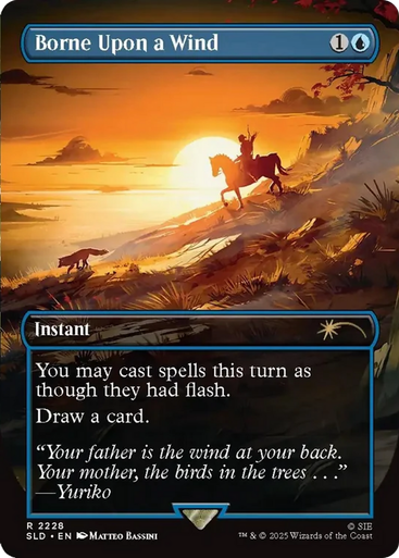 Borne Upon a Wind (Secret Lair - Ghost of Tsushima) | Secret Lair Drops、Magic: The Gathering、kayou