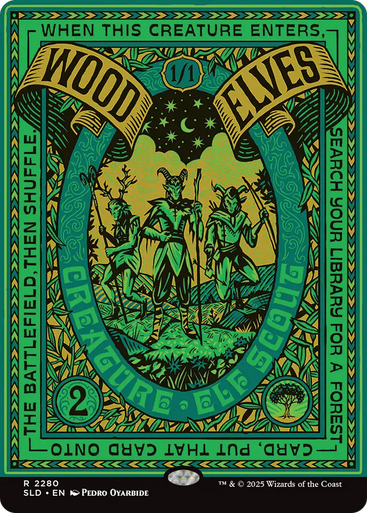 Wood Elves (Secret Lair - Prints Charming) | Secret Lair Drops、Magic: The Gathering、kayou