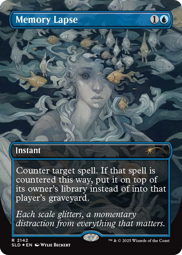 Memory Lapse (Foil) (Secret Lair - Chaos Vault: Dandan) | Secret Lair Drops、Magic: The Gathering、kayou