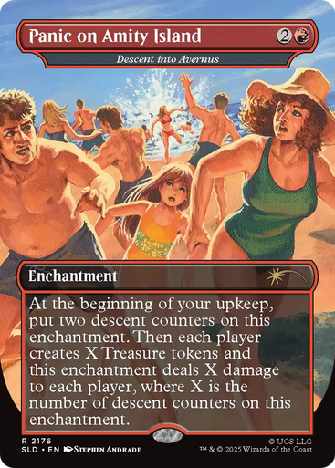 Descent into Avernus Panic on Amity Island (Foil) (Secret Lair - Jaws: Terror of Amity Island) | Secret Lair Drops、Magic: The Gathering、kayou