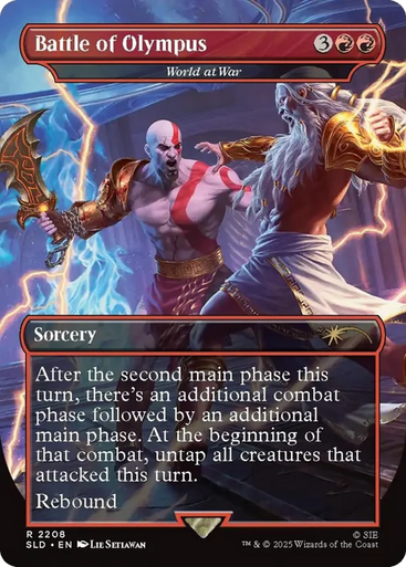 World at War Battle of Olympus (Foil) (Secret Lair - God of War: Greek) | Secret Lair Drops、Magic: The Gathering、kayou