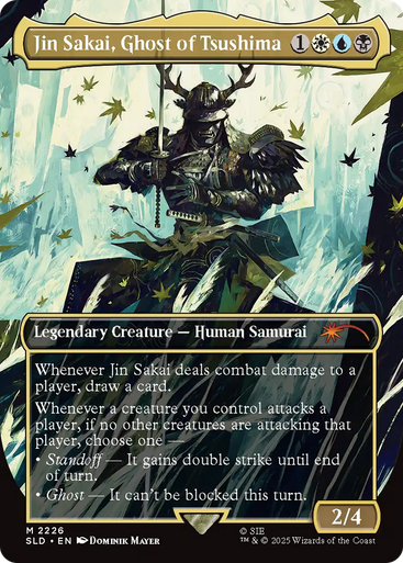 Jin Sakai, Ghost of Tsushima (Foil) (Secret Lair - Ghost of Tsushima) | Secret Lair Drops、Magic: The Gathering、kayou