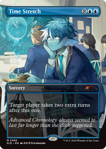 Time Stretch (Secret Lair - Mahō Gakuin Seishun Hakusho) | Secret Lair Drops、Magic: The Gathering、kayou