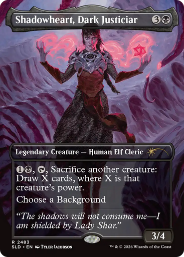 Shadowheart, Dark Justiciar (Secret Lair - Dungeons & Dragons: Shadowheart's Devotion) | Secret Lair Drops、Magic: The Gathering、kayou