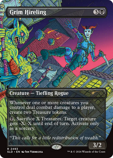 Grim Hireling (Secret Lair - Dungeons & Dragons: Shadows Over Baldur's Gate) | Secret Lair Drops、Magic: The Gathering、kayou