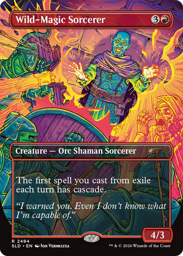 Wild-Magic Sorcerer (Secret Lair - Dungeons & Dragons: Shadows Over Baldur's Gate) | Secret Lair Drops、Magic: The Gathering、kayou