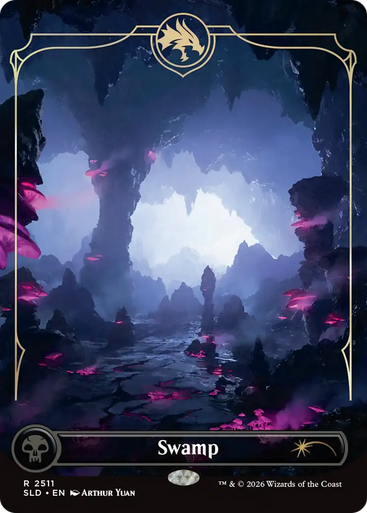 Swamp (Secret Lair - Dungeons & Dragons: Lands of the Forgotten Realms) | Secret Lair Drops、Magic: The Gathering、kayou